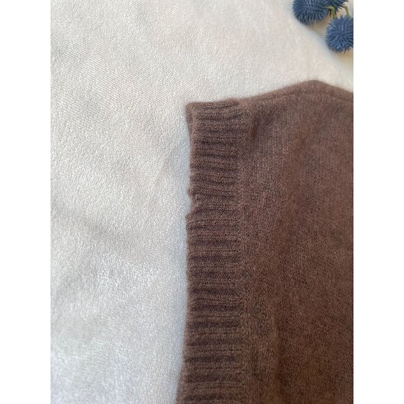 Rare Mint Women Wool Cashmere Knit Sweater Top Details & Ribbed Hem Y2K - Picture 9 of 13